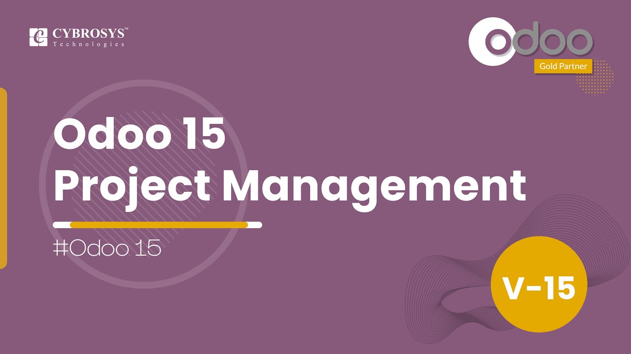 Myerp ver 15 Project Management Module